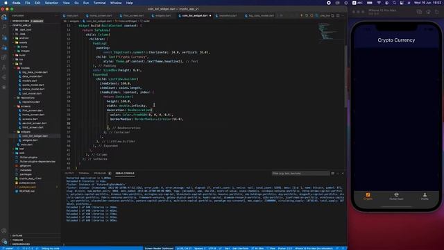 Flutter 2.2 Crypto App - Coinmarketcap API (SPEED CODE)