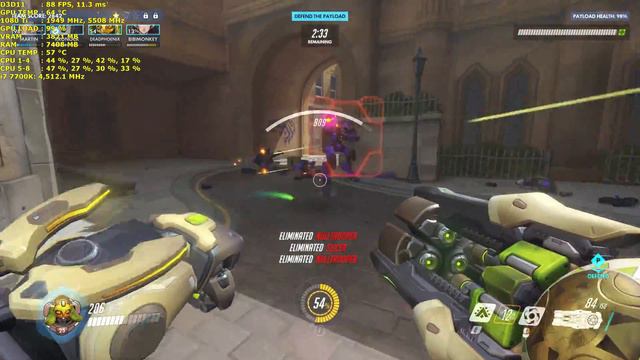 [OverWatch] [PC] [i7 7700K] [GTX 1080 Ti] [4k] смотреть онлайн