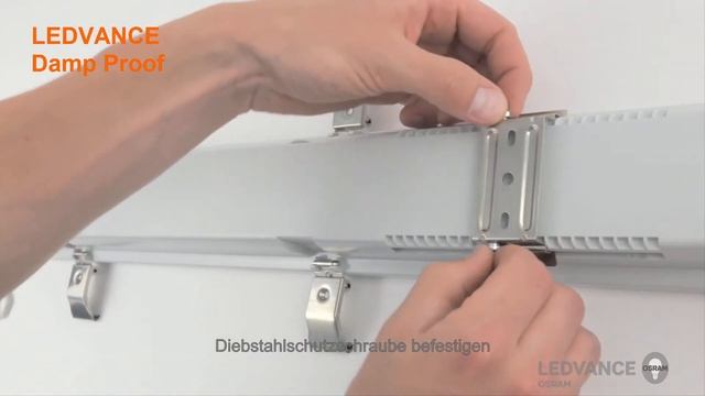 LEDVANCE Damp Proof Leuchten - Installationsvideo смотреть онлайн