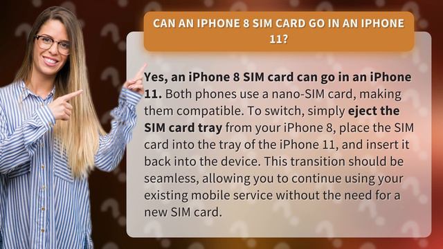 Can an iPhone 8 SIM card go in an iPhone 11? смотреть онлайн