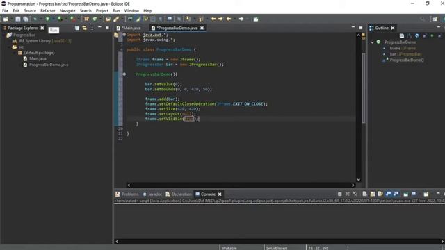 Java progress bar ? смотреть онлайн