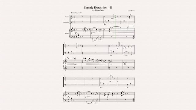SampleExposition#2 for Piano Trio смотреть онлайн