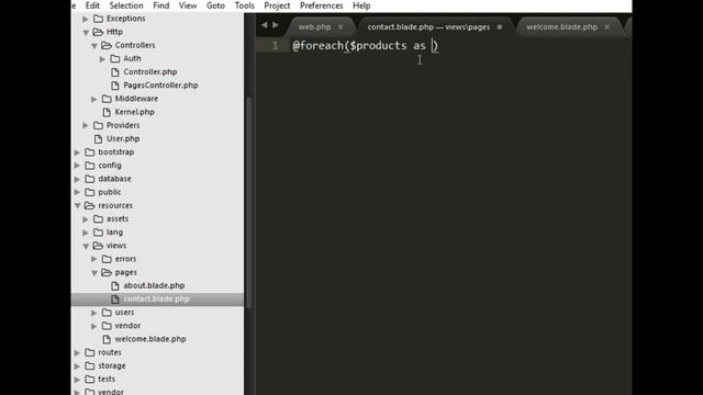 Laravel tutorial - 7 - Routing part 3 passing variables to views from laravel controller смотреть онлайн