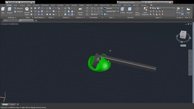 Autodesk AutoCAD Gillette Vector 2 Double Layer Shaving Razor holder stand 3D model смотреть онлайн