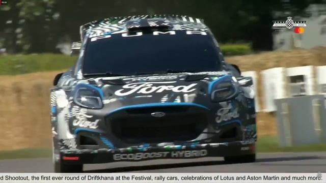 Ford Puma Hybrid Rally1 - Goodwood Festival of Speed - A. Fourmaux смотреть онлайн