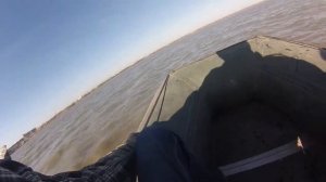 На резиновой лодке по морю!