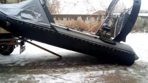 Универсальный  прицеп для большой аэролодки