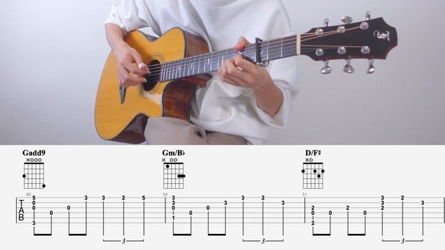【TAB】Part of Your World - The Little Mermaid - FingerStyle Guitar ソロギター【タブ】 смотреть онлайн