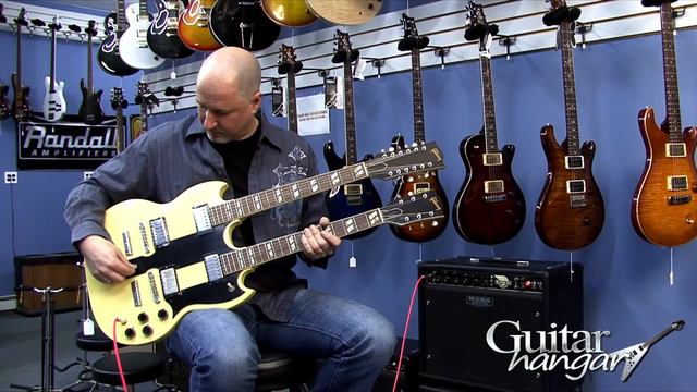 Vintage 1974 Gibson ES SG Double Neck Electric Guitar Demo | Guitar Hangar смотреть онлайн