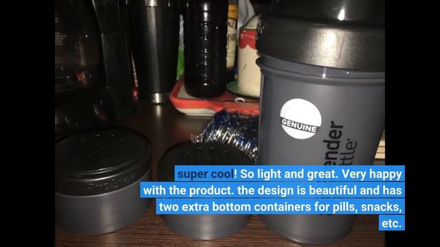 BlenderBottle Shaker Bottle with Pill Organizer and Storage for Protein Powder, ProStak System,... смотреть онлайн