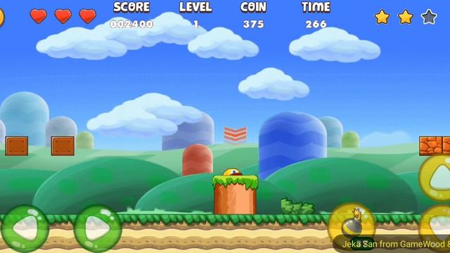 Level 1. Прохождение игры Super Matino — New Adventure на Android смотреть онлайн