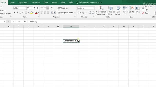 Cool Excel Tutorial: How to insert the current date смотреть онлайн