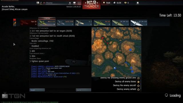 War Thunder e175: Russian Tier 2 Arcade Battles [Free to Play] v1.39 смотреть онлайн