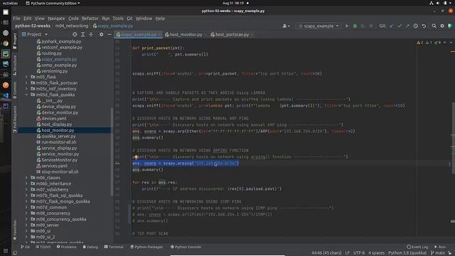 week 31 (52 in 10) - scapy смотреть онлайн