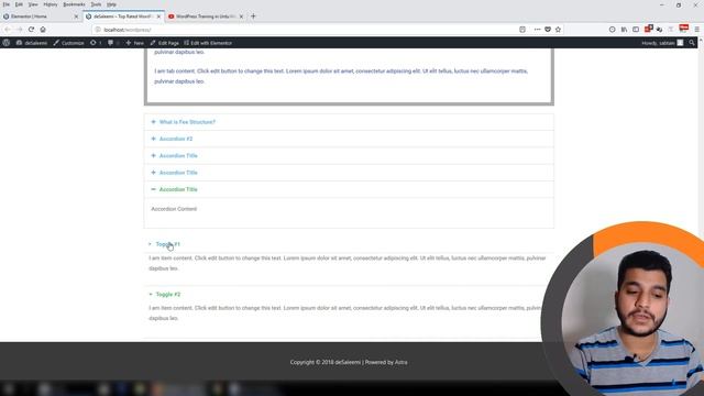 How to add Tab, Accordian, Toggle, Social Icon & Mp3 in Wordpress Elementor (Urdu/Hindi) - WP # 22 смотреть онлайн