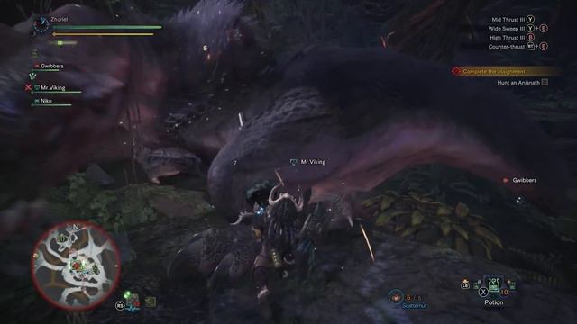 Monster Hunter World - #7 - Anjanath (ft. Will Overgard!) смотреть онлайн