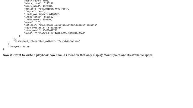 Unix & Linux: Ansible - How to select Element in output смотреть онлайн