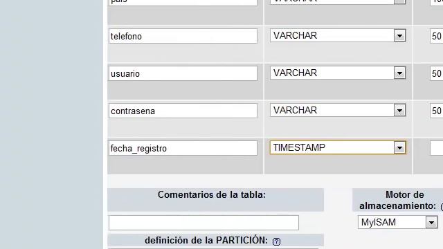 phpMyAdmin: Creando tablas y campos смотреть онлайн