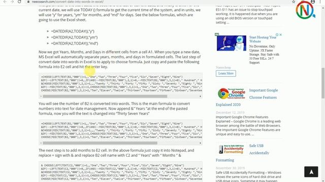 Convert date into words in Excel смотреть онлайн
