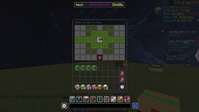 LOOT FROM 5 DAYS OF GRINDING MAYOR JERRY... (Hypixel Skyblock Ironman) #64 смотреть онлайн