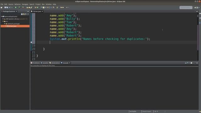 Remove duplicates from ArrayList - Java Example смотреть онлайн