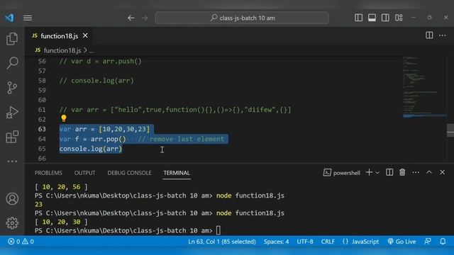 Learn JavaScript In Hindi | Functions | Part 37 | Array Methods | Coder Banjao ! смотреть онлайн