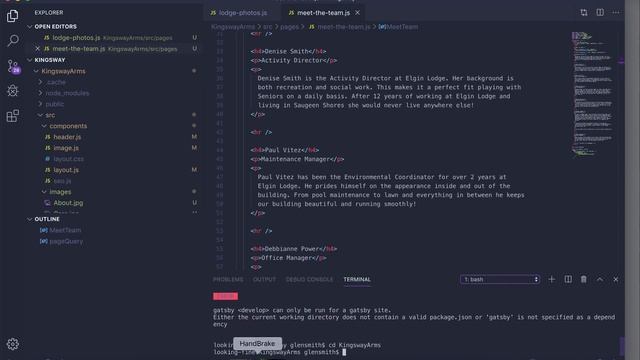 Gatsby Java Script Introduction смотреть онлайн