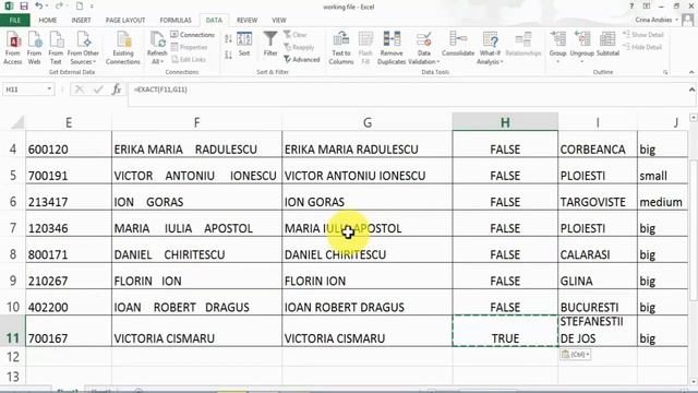 information functions to verify your database Excel 2016 смотреть онлайн