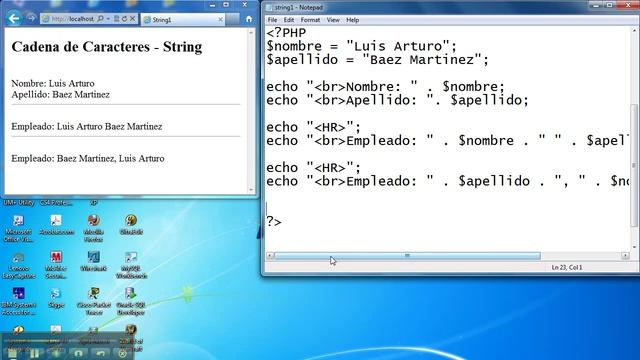 CS072 07.c. Cadenas de Caracteres o Strings en PHP смотреть онлайн