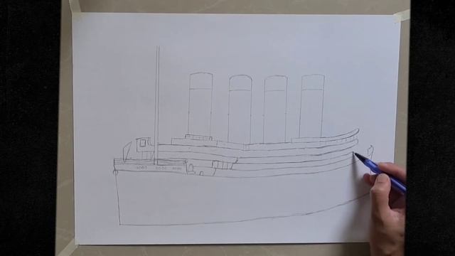 Titanic ship sketch drawing || #Tulipart смотреть онлайн