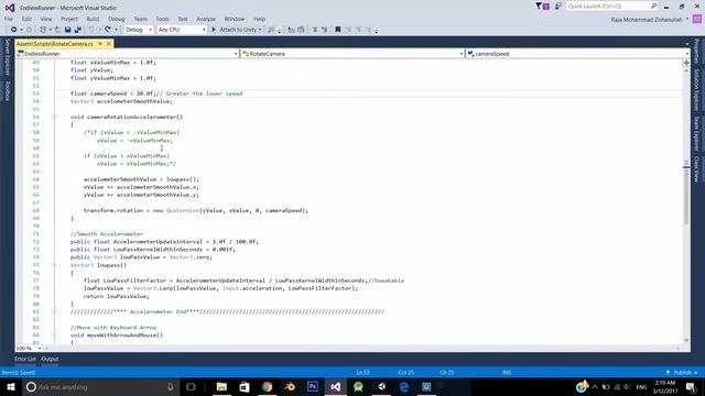 Rotate Camera with Mouse, Keyboard Keys and Accelerometer with Single Script in Unity 3D смотреть онлайн