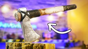 ВЫКОВАЛ ТОМАГАВК ИЗ СТАРОГО РЖАВОГО ТОПОРИКА! - DIY