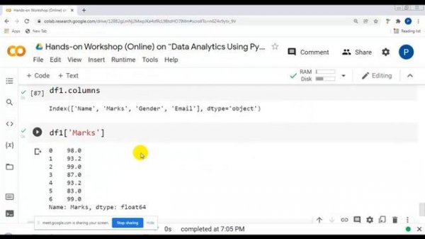 1. Data Analytics Using Python Pandas (EDA using Pandas)