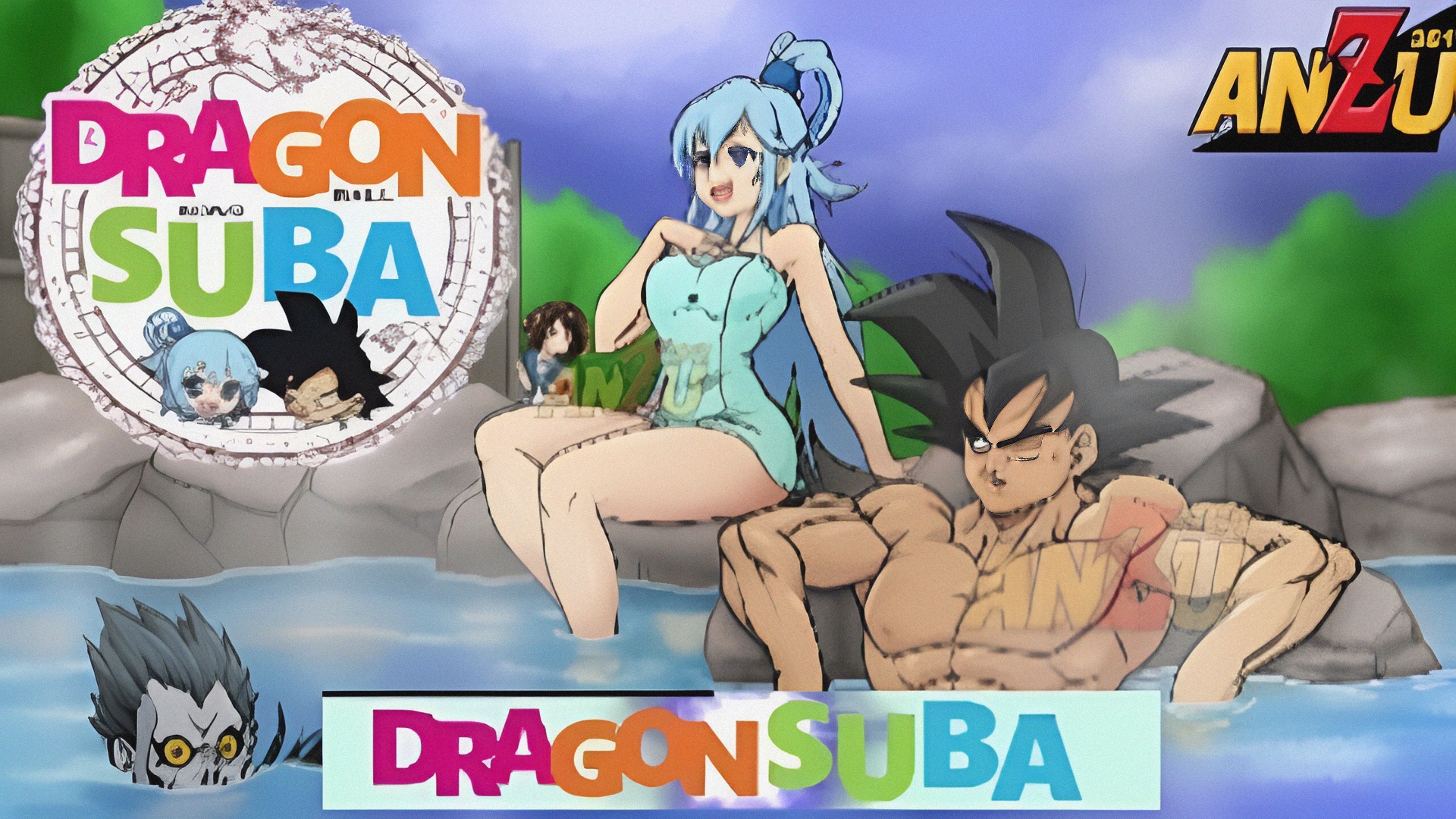 DragonSuba - As Aventuras De Aqua E Black (Parodia) Temporada 1