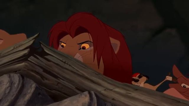 Король лев (The Lion King). Озвучка позднего Гаврилова. Тимон и Пумба отвлекают гиен. The Hula Song смотреть онлайн
