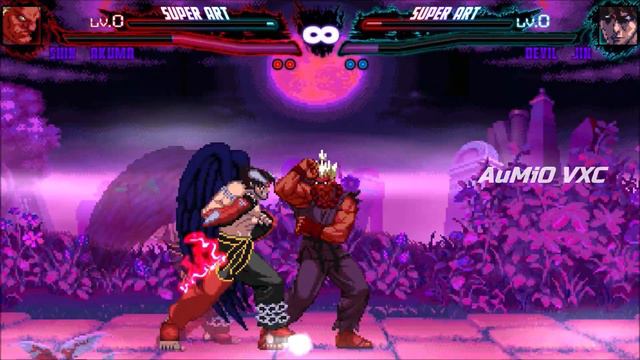Devil Jin Vs Shin Akuma - TEKKEN X Street Fighter X MUGEN [CVS3/PotS/Infinite][Capcom Vs SNK 3] смотреть онлайн