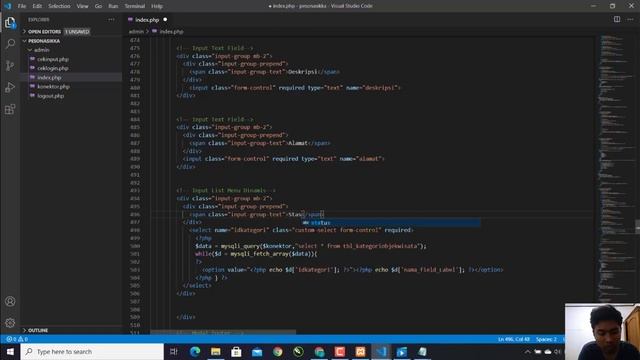 Membangun sistem informasi berbasis web (untuk pemula) dengan php 7 dan visual studio code (part 1) смотреть онлайн