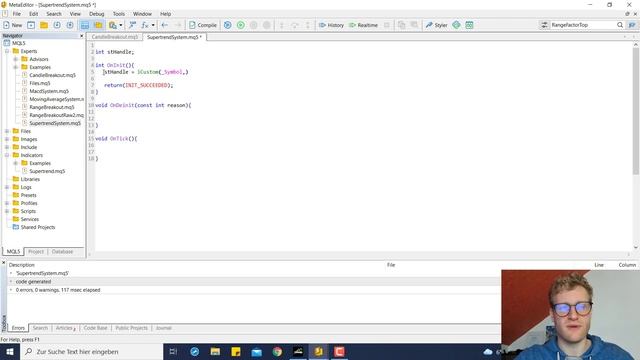 MT5 Supertrend Indicator Strategie MQL5 Programming Tutorial - Part 1 - Indicator Values смотреть онлайн