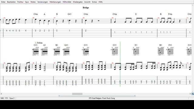 Bad Religion - Puink Rock Song - Tabs смотреть онлайн
