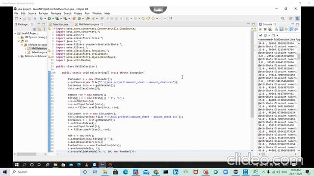 Order to visit the shop using Java machine Learning. смотреть онлайн