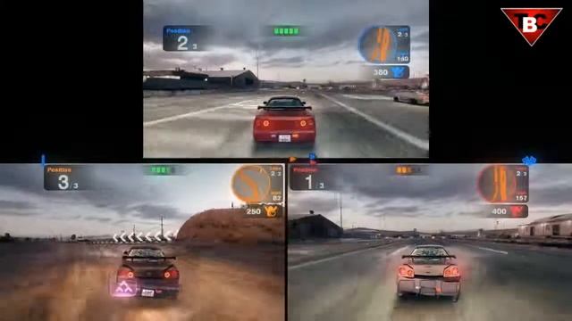 Blur Multiplayer Splitscreen GTX 550Ti Gameplay #6 смотреть онлайн