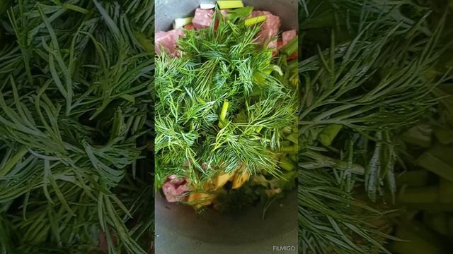 Окрошка на квасе