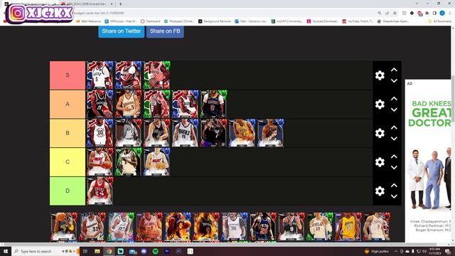 BEST BUDGET CARDS TIER LIST!! NBA 2K24 MyTEAM смотреть онлайн