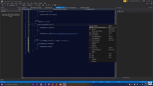 C# Tutorial - Build a Modern Chromium based web Browser - Bunifu UI Framework смотреть онлайн