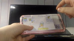 телефон из картона