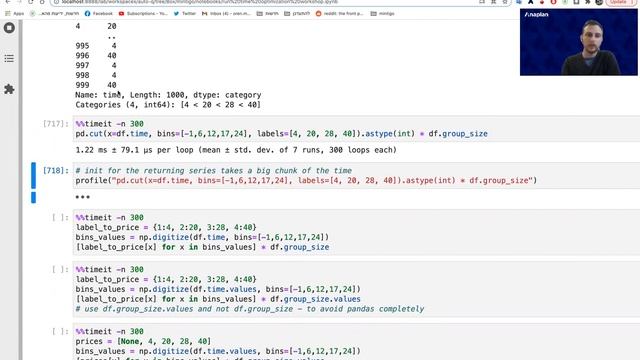 Oren Matar: Beyond Time Complexity–NumPy, Pandas and vanilla python optimization tricks you must tr смотреть онлайн