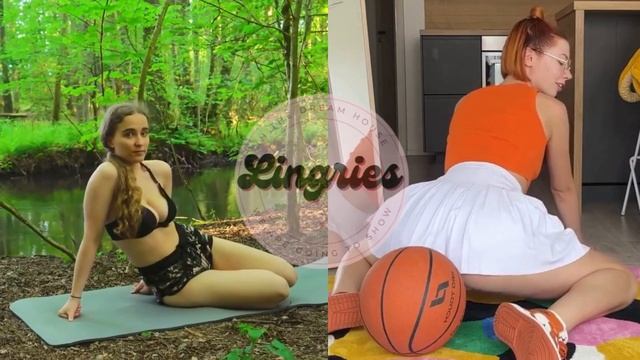 Six Packs Abs Exercise | Beautiful Girl Morning Exercise | Legs Stretching With A Football смотреть онлайн