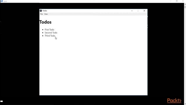 Advanced Projects in Electron 4, React, and Redux: App Overview | packtpub.com смотреть онлайн