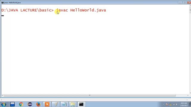 Core Java Tutorial 02 || HelloWorld.java || Using CMD смотреть онлайн