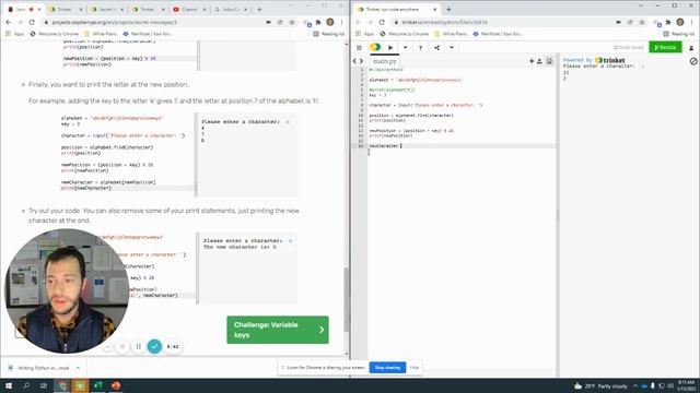 How to encode secret messages using cryptography in python. смотреть онлайн